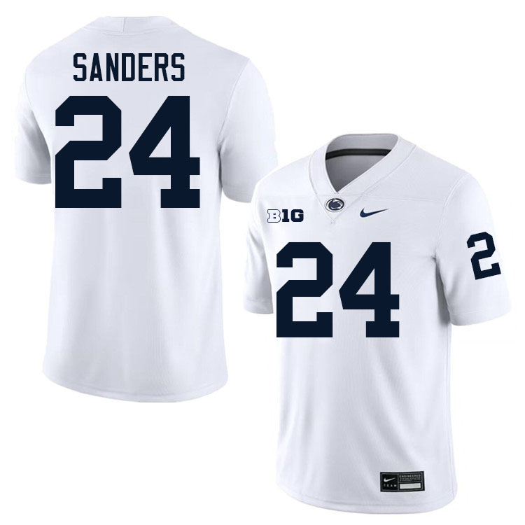 Miles Sanders Penn State Jersey,PSU Nittany Lions #24 Miles Sanders Football Uniforms-White Miles Sanders Penn State Jersey,PSU Nittany Lions #24 Miles Sanders Football Uniforms-White